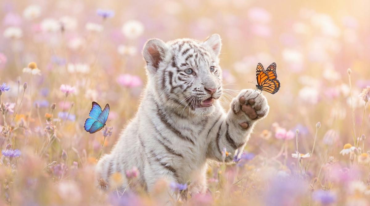 大象传媒白虎幼崽视频